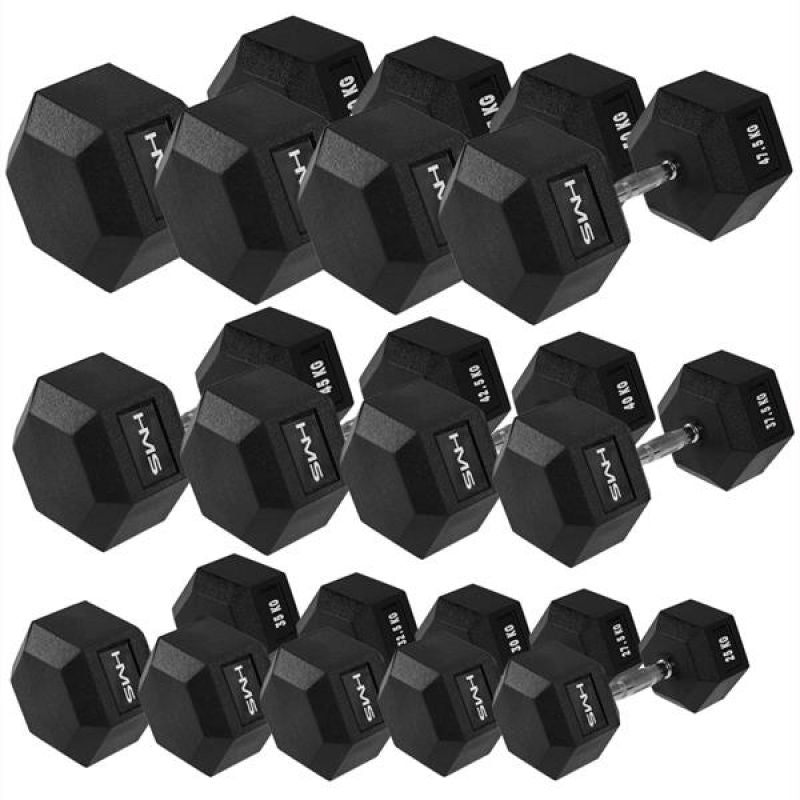HMS HEX PRO dumbbell 20 kg szürke póló 17-66-119