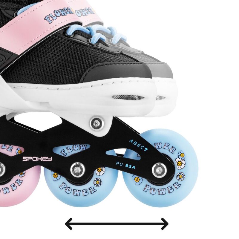 Spokey Joy Jr Roller Skates SPK-942278 size 27-30 GN/BL Szabadidő kiegészítő