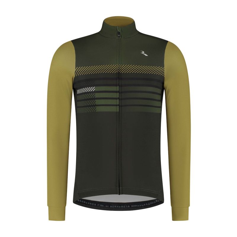 Rogelli STRYDE long sleeve shirt black and 2XL zöld kiegészítő SIRC1010006.400.2XL