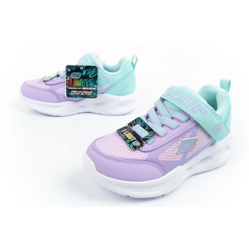 Skechers S Lights-Sola Glow Jr 303714L/TQLV shoes Cipő