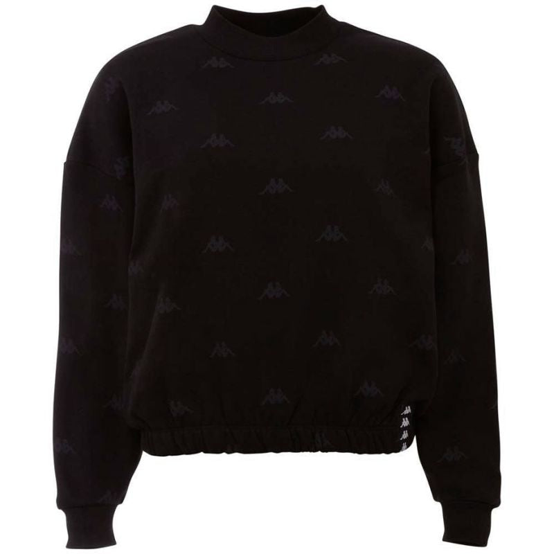 Kappa Ignara Sweatshirt W fekete pulóver 30909119-4006