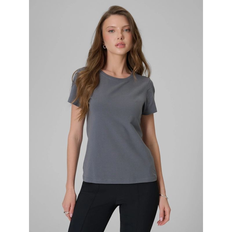 4F Women's slim plain T-shirt póló