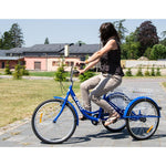 3-WHEEL BIKE 24 BLUE SHIMANO 6-speed
