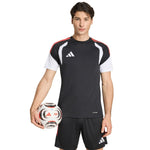 Men's adidas Tiro 26 League Jersey black, white, and red KB1357 piros mez
