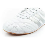 Adidas women's sports shoes Taekwondo Lace white fashionable leather fehér zokni