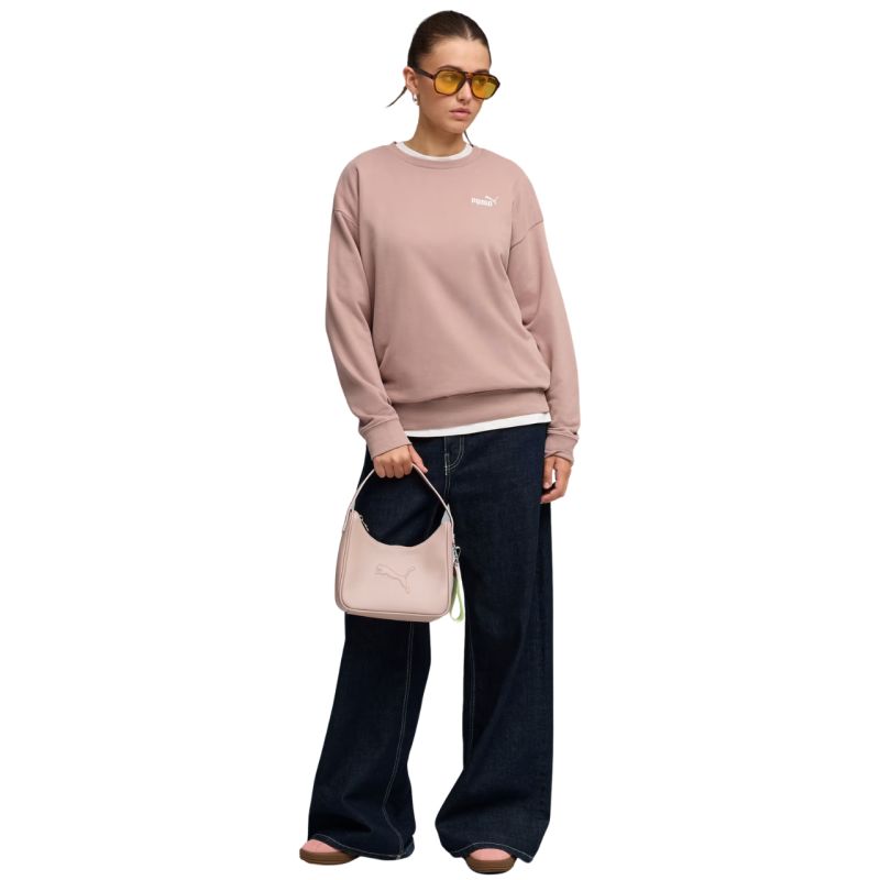 Puma ESS Small No. 11 Logo Relaxed Crew Women's Sweatshirt Pink 684975 rózsaszín kapucnis pulóver