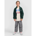 4FWarm fleece with stand-up collar for boys 4F 4F4FJRAW25TFLEM438-40S pulóver