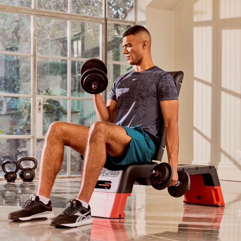 Reebok Adjustable Step with Bench Function RAP-15170RD Edzőfelszerelés