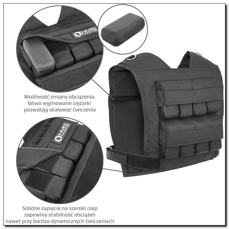 HMS Cordura KTO16 16kg Weighted Training Vest mellény 17-62-210