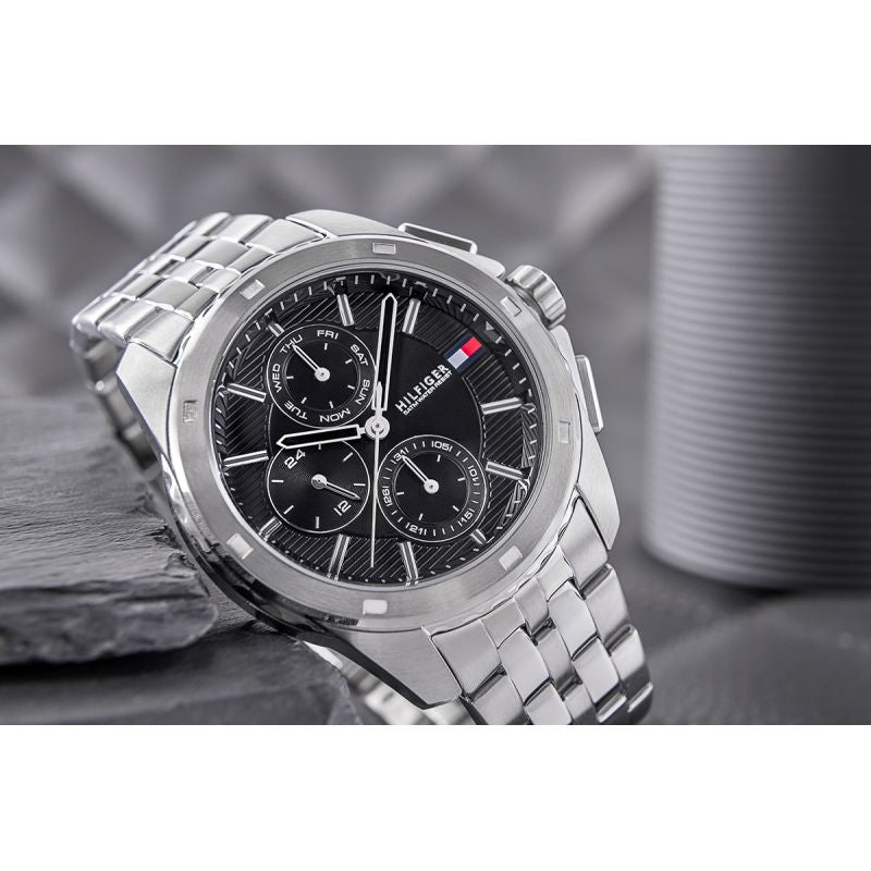 Tommy Hilfiger Walker Men's Watch 1710620 + BOX fekete pulóver