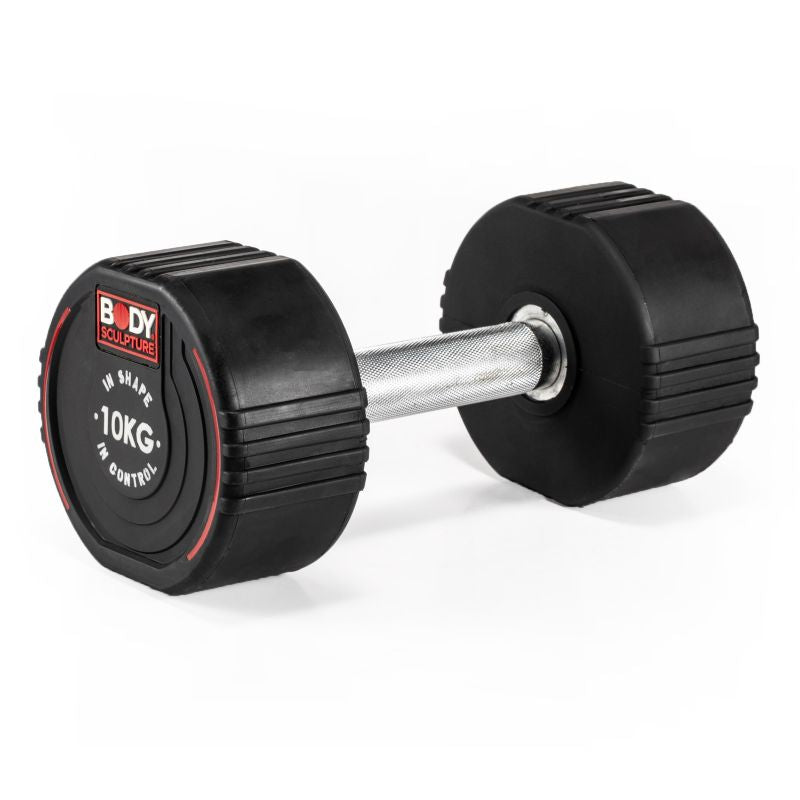 Body Sculpture TPU dumbbell BW 133 10 KG fekete edzőfelszerelés BW13310KG