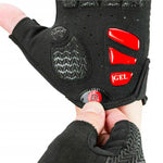 Rockbros XL cycling gloves with gel inserts - black and red xl \ czarny || czerwony kesztyű 7016802869410-157289