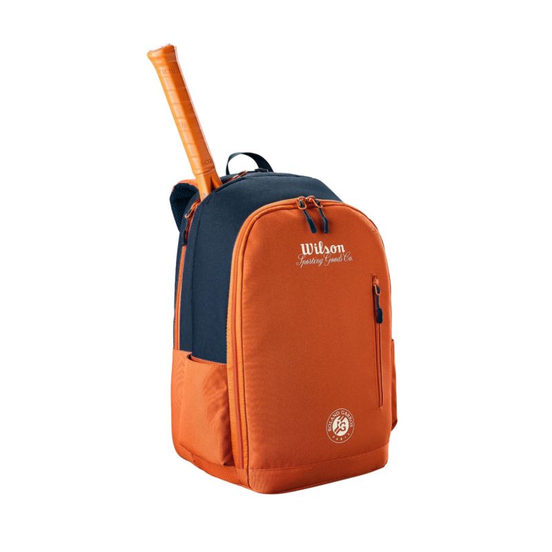 Wilson Roland Garros 2026 Team Backpack Orange- sötétkék hátizsák