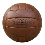 FC Barcelona Camp Nou Retro Soccer Official Licensed Genuine Leather B1048 brązowy futball labda