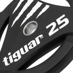 Tiguar PU Olympic plate 25 kg fekete kiegészítő TI-WTPU02500