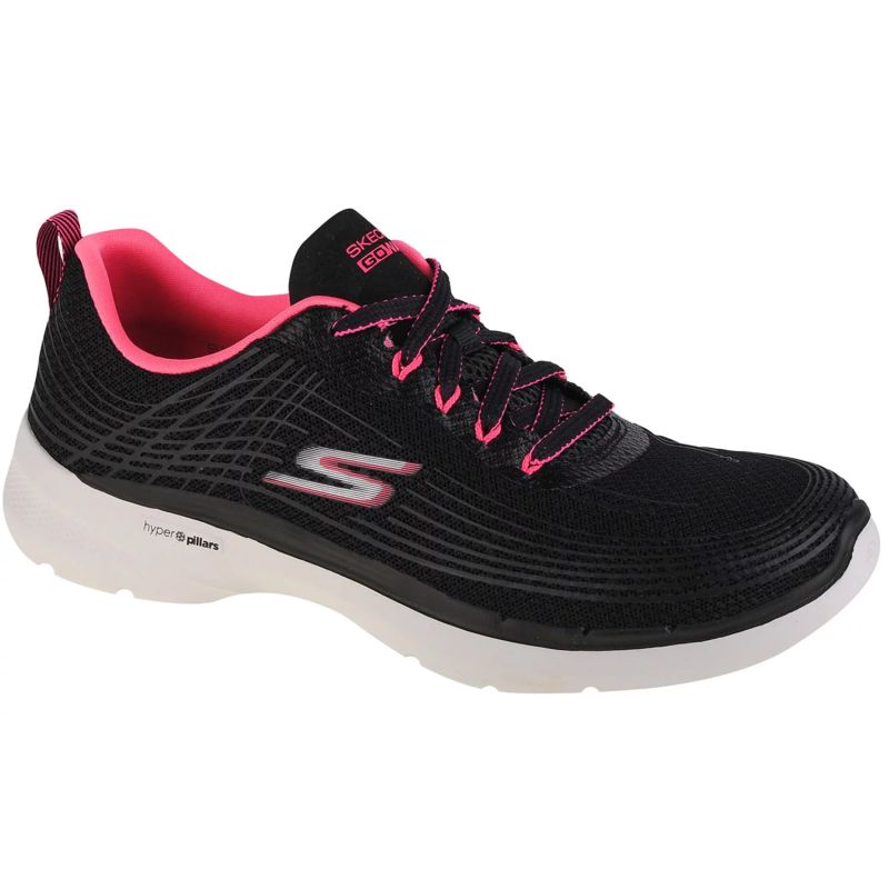 Skechers Go Walk 6 - Stunning Glow 124554-BKHP Black 36 Cipő