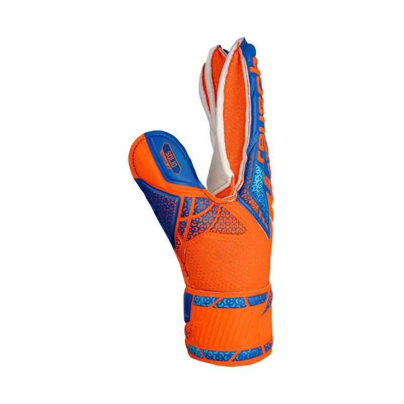 Reusch Attrakt Solid Finger Support Jr 5472510 2290 Goalkeeper Gloves Kesztyű