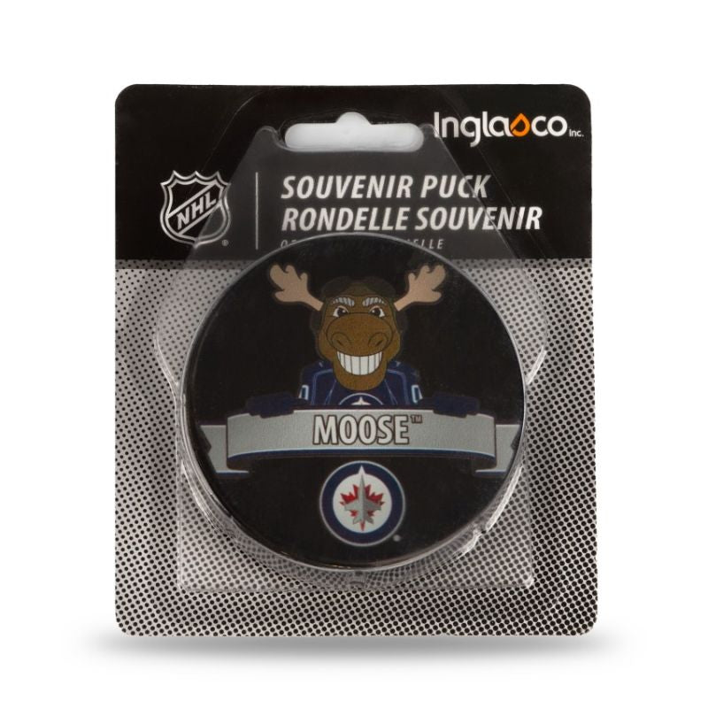 Inny Inglasco NHL Mascot Hockey Puck 510AN001901 Edzőfelszerelés fekete
