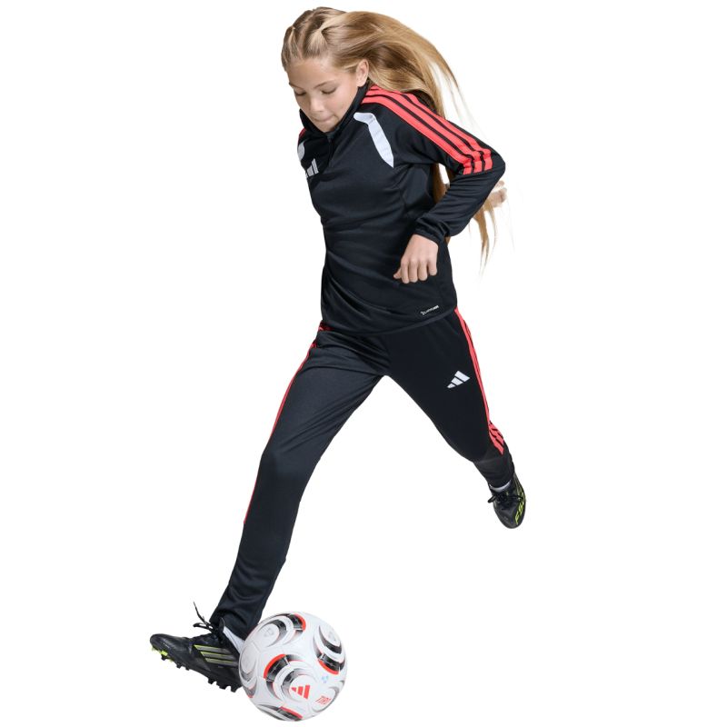 adidas Tiro 26 League Training Top for kids, black, white, and red, JY7159 104cm pulóver