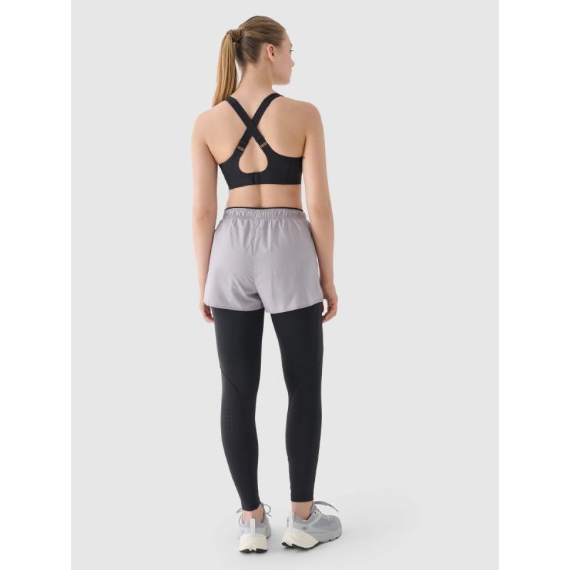 Women's quick-drying running 4F 4FWAW24TFSHF0758-25S short