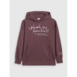 Oversized sweatshirt with hood, unzipped, for girls, 4F 4FJRAW25TSWSF2429-51S kapucnis pulóver