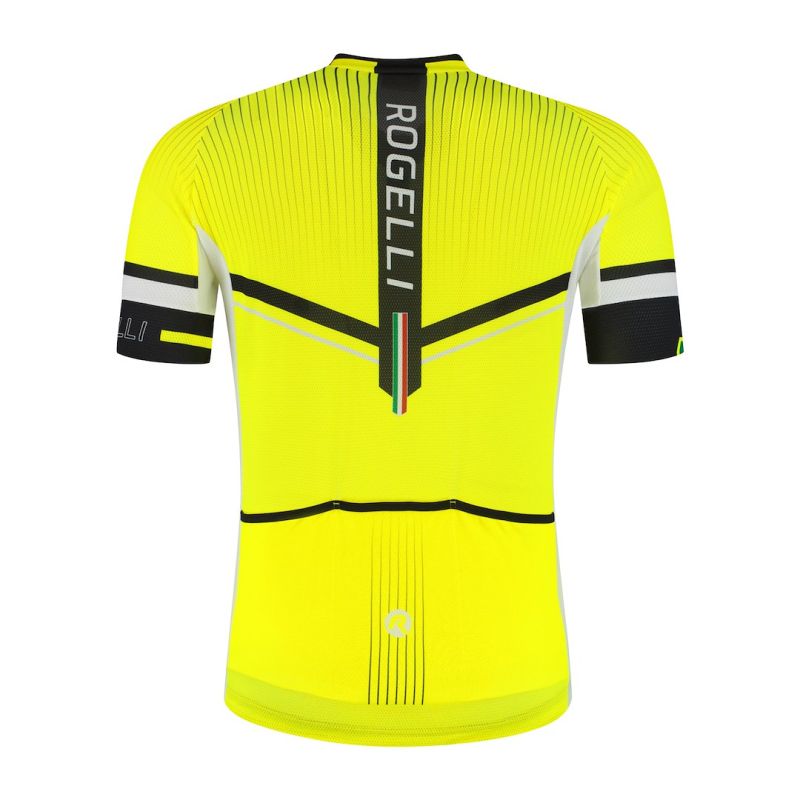 Rogelli Gara Mostro II Jersey, Yellow, sárga kerékpáros ruha SIRS1000000.500.M