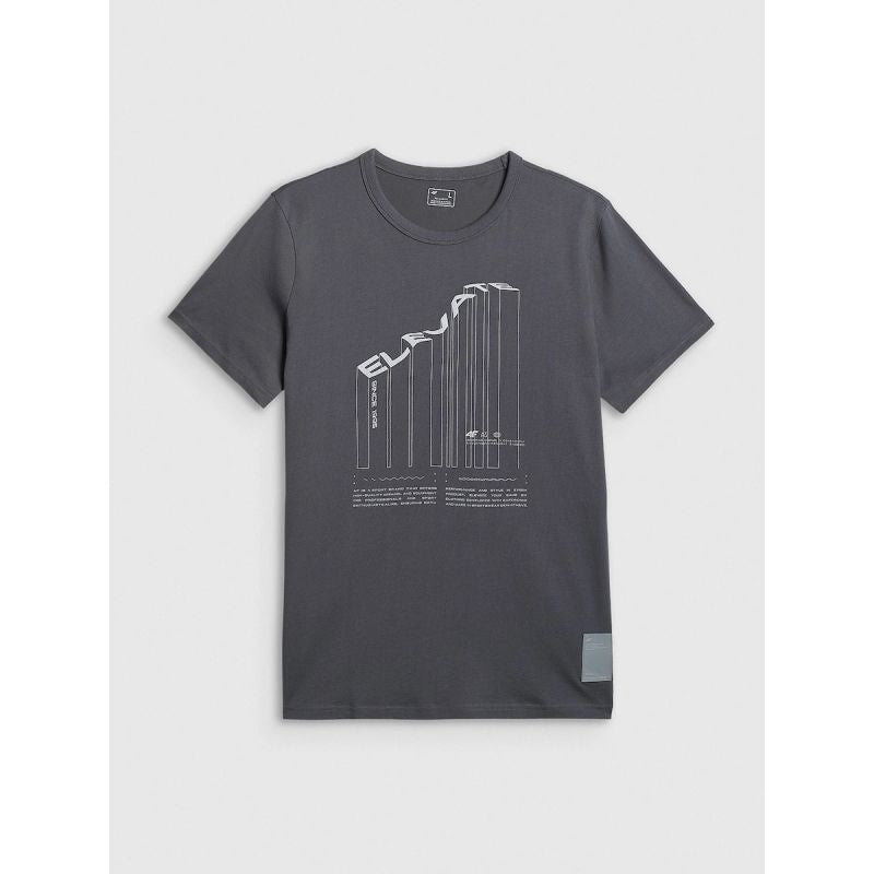 Men's regular printed T-shirt 4F 4FRAW25TTSHM3845-22S póló