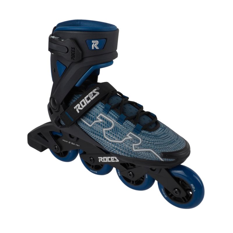Roces R-Evo 84 inline skates black-blue-gray 400904 szürke görkorcsolya
