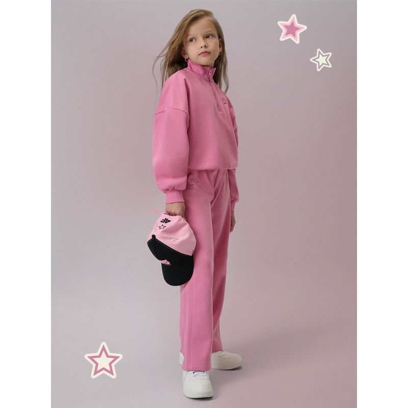 4F Regular sweatshirt without hood for girls kapucnis pulóver 4FJRSS26TSWSF2625-54S
