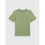 Boy's regular plain T-shirt 4F 4FJRSS26TTSHM3598-47S shirts