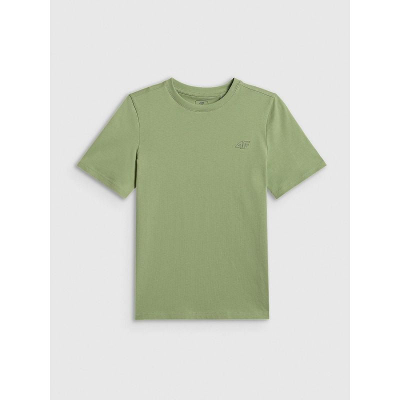 Boy's regular plain T-shirt 4F 4FJRSS26TTSHM3598-47S shirts