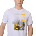 4F Men's T-shirt M2660 10S fehér póló