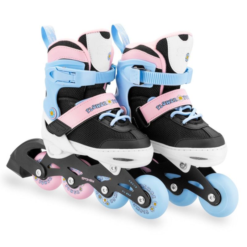 Spokey Joy Jr Roller Skates SPK-942278 size 27-30 GN/BL Szabadidő kiegészítő