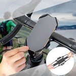 Rockbros 250015001 silicone clamp phone holder - black fekete phones and accessories