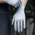Rockbros Breathable Full Finger Cycling Gloves, Size: S - Gray szary \ s kesztyű