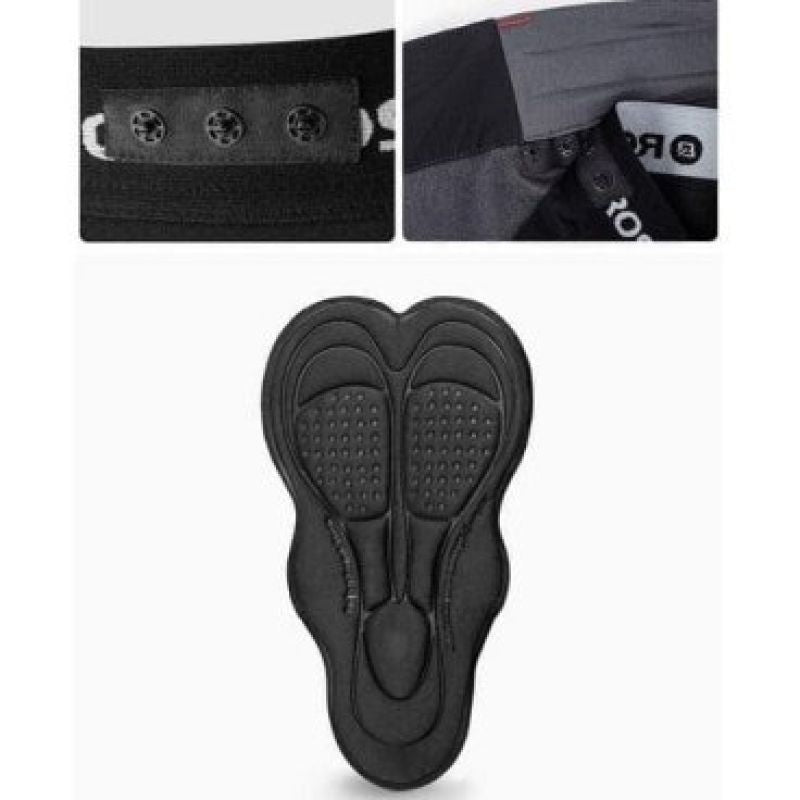 Rockbros Men's 2-in-1 Cycling fekete short