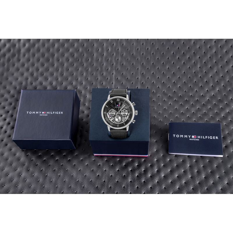 Tommy Hilfiger Legend Men's Watch 1710565 + BOX fekete pulóver