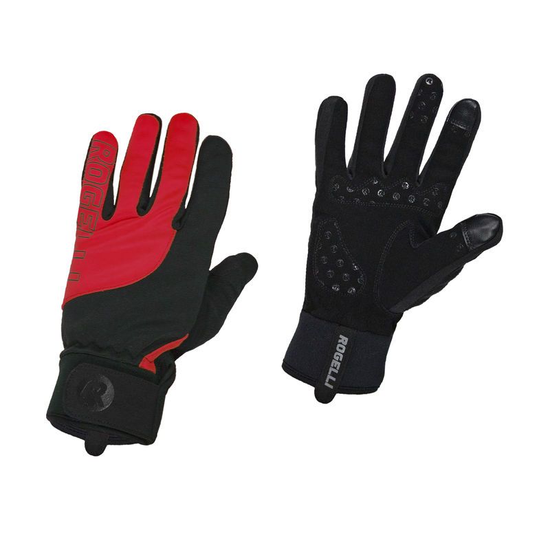 Rogelli STORM winter gloves black and red