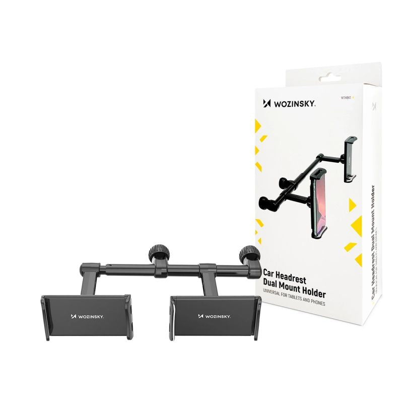 Wozinsky Double Headrest Car Phone Holder Black ( ) fekete elektronika 304004-93013