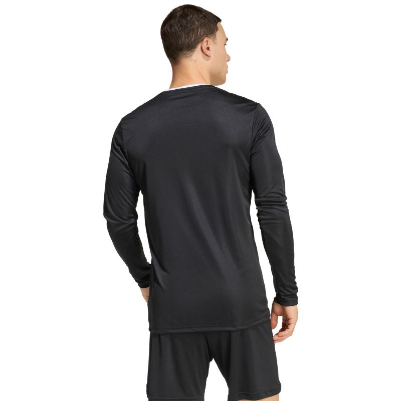Adidas Men’s Entrada 26 Long Sleeve Jersey black fekete férfi póló KF5851