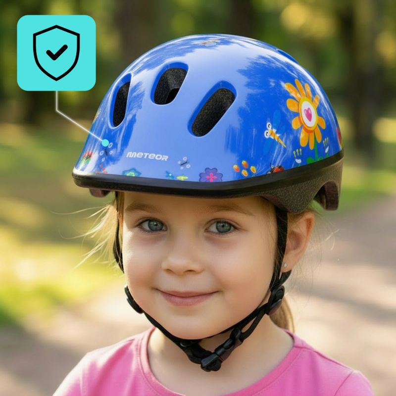 Meteor KS06 garden Children's Bicycle Helmet sisak 24814-24815
