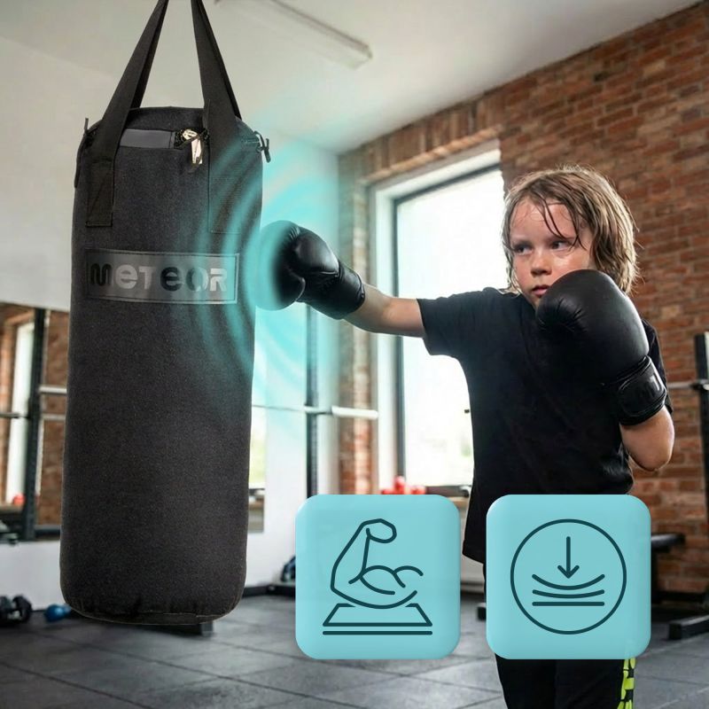 Meteor 6kg Punching Bag and 6oz Boxing Gloves Set uniw gloves, punching bags, sets