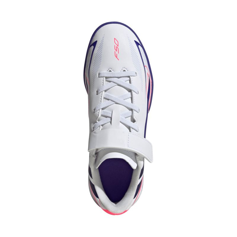 Adidas F50 Hyperfast Club Hook and Loop TF Kids' Soccer cipő KK1337