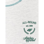 Women's oversize printed T-shirt 4F 4FRSS25TTSHF2979-26M póló