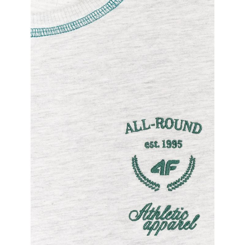 Women's oversize printed T-shirt 4F 4FRSS25TTSHF2979-26M póló
