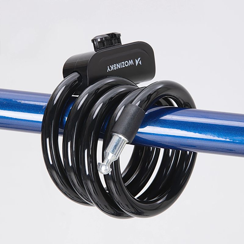 Wozinsky WPB-01R Portable Bike Lock with Anti-Theft Cable and 2 Keys for Electric Bikes and Motorcycles - Black fekete elektronika 304004-199009