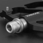 Rockbros 2020-12BBK Platform Aluminum Bicycle Pedals - Black
