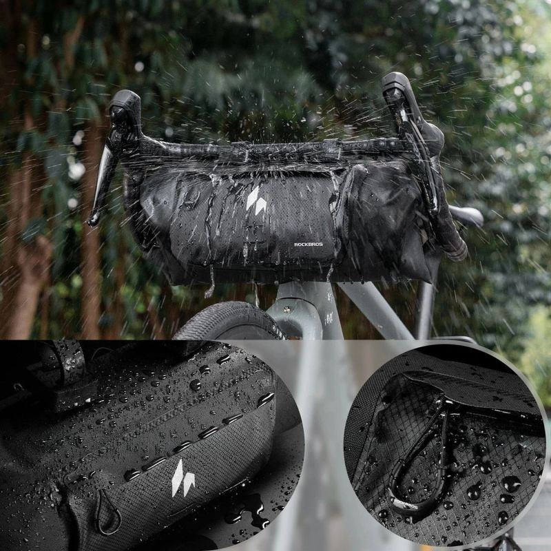Rockbros AS-154 Front – Waterproof, fekete sporttáska 5907769384219-211940