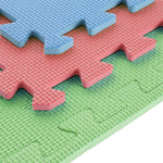 One Fitness Multipack MP10 puzzle mat green-blue-red 9 pieces 10 mm piros edzőfelszerelés 17-63-082