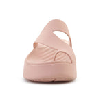 Crocs Getaway Platform Toe Loop In Pink Caramel